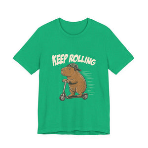 Keep Rolling | Capybara | Deluxe Tee
