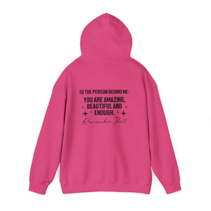 You Matter | To The Person Behind Me hoodie - Zenfull Heart self love and healing affirmation apparel