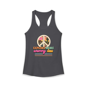 Explore More Worry Less | Racerback Tank