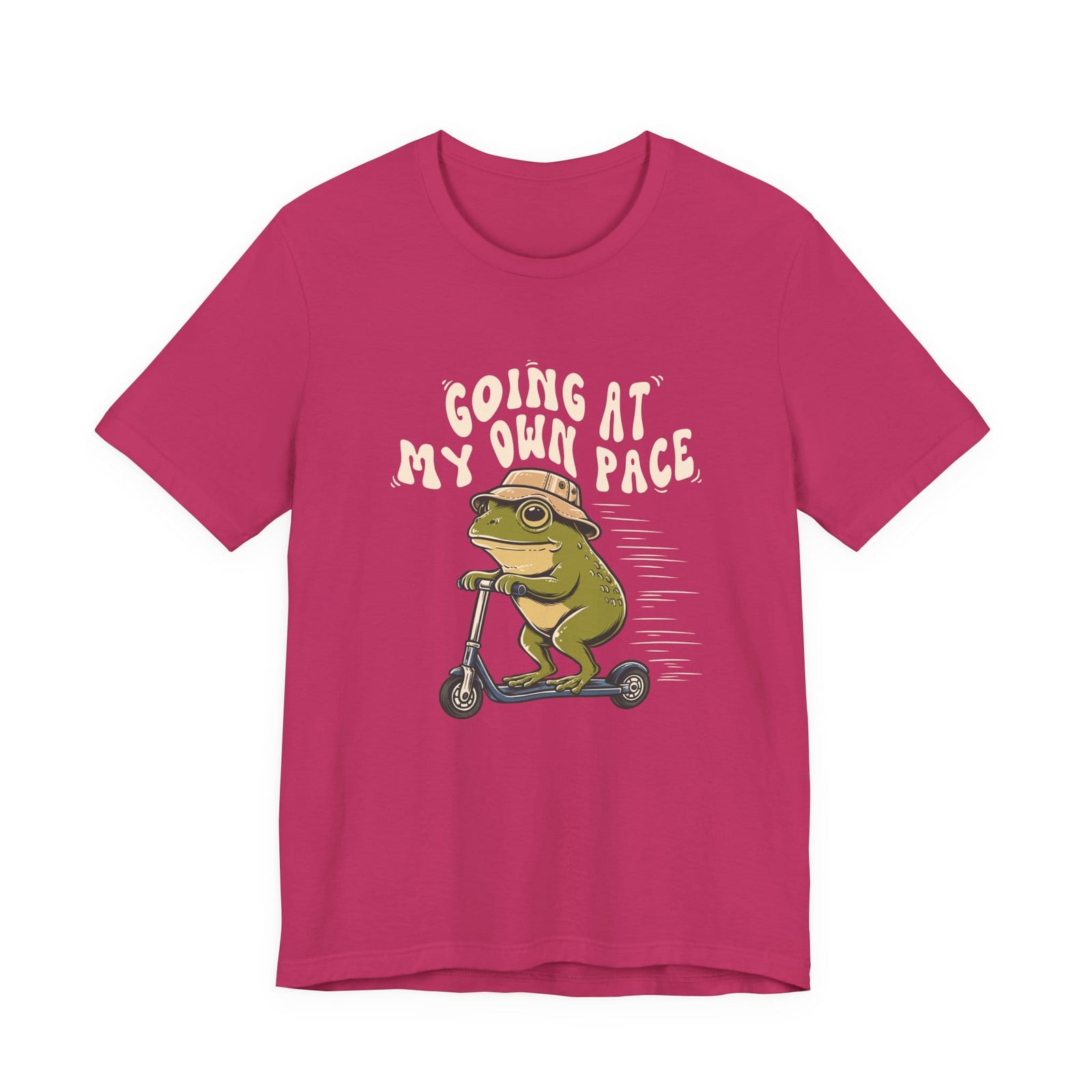 Going At My Own Pace | Frog t-shirt - Zenfull Heart self love and healing affirmation apparel