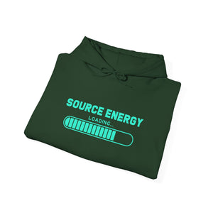 Source Energy Loading... hoodie - Zenfull Heart self love and healing affirmation apparel