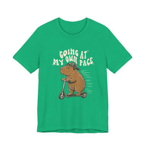 Going At My Own Pace | Capybara | Deluxe Tee