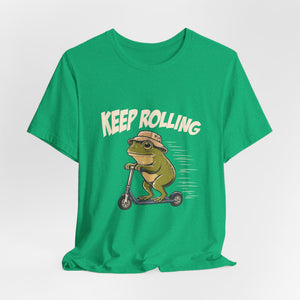 Keep Rolling | Frog | Deluxe Tee