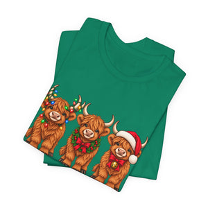 Holly Jolly Cowmas | Deluxe Tee