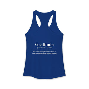 Grateful Everyday tank top - Zenfull Heart self love and healing affirmation apparel