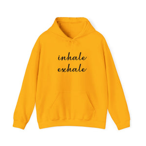 Inhale Exhale hoodie - Zenfull Heart self love and healing affirmation apparel