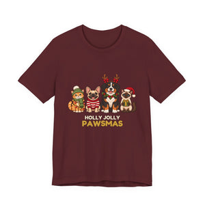 Holly Jolly Pawsmas | Deluxe Tee