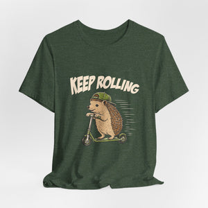 Keep Rolling | Hedgehog | Deluxe Tee