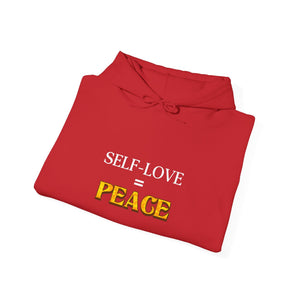 Self-Love = Peace hoodie - Zenfull Heart self love and healing affirmation apparel
