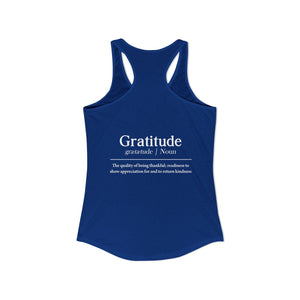 Grateful Everyday tank top - Zenfull Heart self love and healing affirmation apparel