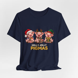 Holly Jolly Pigmas | Deluxe Tee