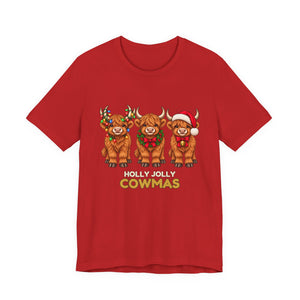 Holly Jolly Cowmas | Deluxe Tee