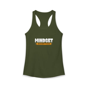 Mindset Is Everything tank top - Zenfull Heart self love and healing affirmation apparel