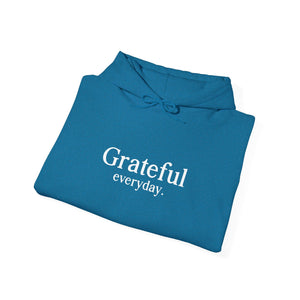 Grateful Everyday hoodie - Zenfull Heart self love and healing affirmation apparel