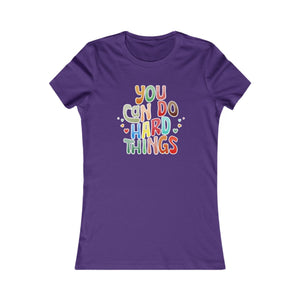 You Can Do Hard Things women's t-shirt - Zenfull Heart self love and healing affirmation apparel