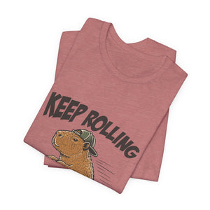 Keep Rolling | Capybara | Deluxe Tee