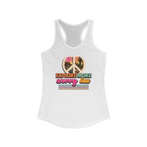 Explore More Worry Less tank top - Zenfull Heart self love and healing affirmation apparel