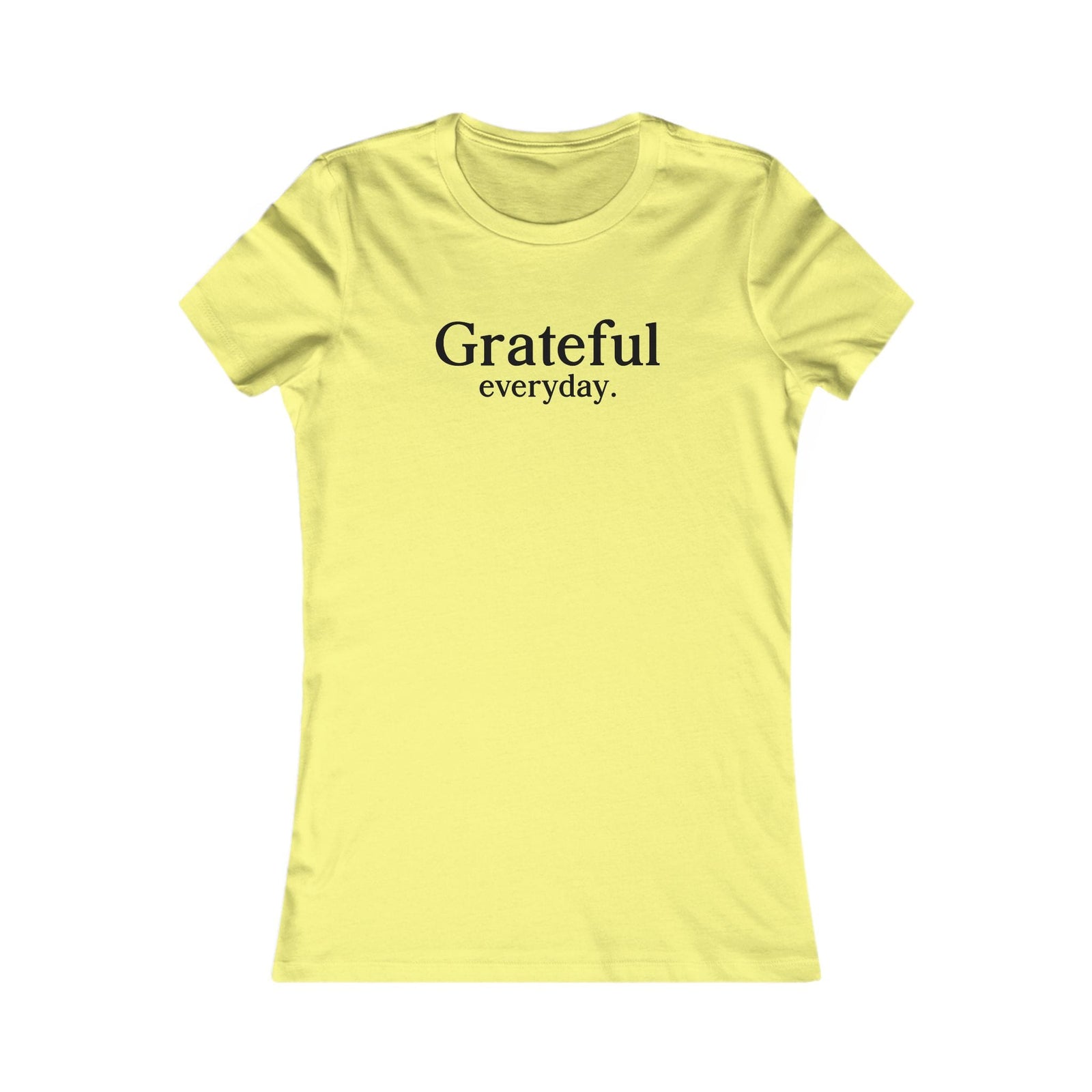 Grateful Everyday women's t-shirt - Zenfull Heart self love and healing affirmation apparel