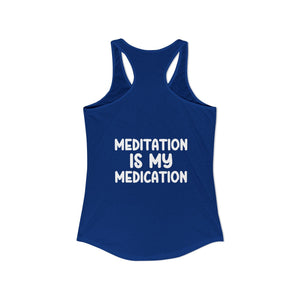 Highly Meditated tank top - Zenfull Heart self love and healing affirmation apparel