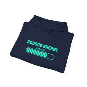 Source Energy Loading... hoodie - Zenfull Heart self love and healing affirmation apparel