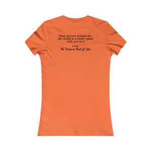 The World Is A Better Place With You In It | Women's Tee