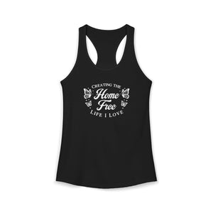 Home Free tank top - Zenfull Heart self love and healing affirmation apparel