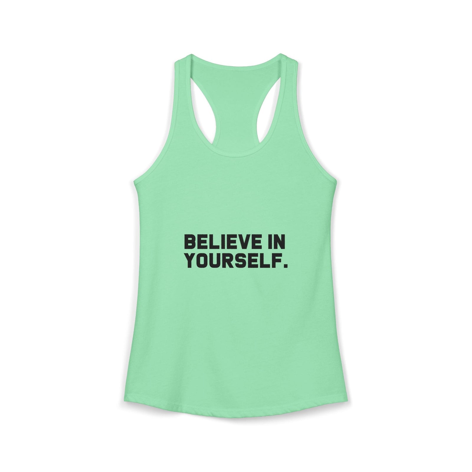 Believe In Yourself tank top - Zenfull Heart self love and healing affirmation apparel