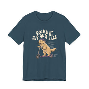 Going At My Own Pace | Dog t-shirt - Zenfull Heart self love and healing affirmation apparel