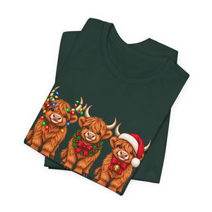 Holly Jolly Cowmas | Deluxe Tee