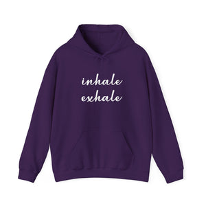Inhale Exhale hoodie - Zenfull Heart self love and healing affirmation apparel