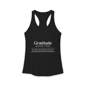 Grateful Everyday tank top - Zenfull Heart self love and healing affirmation apparel