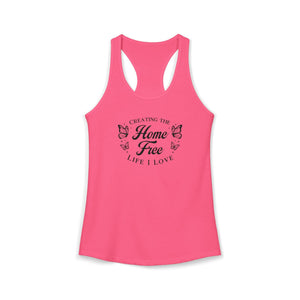 Home Free tank top - Zenfull Heart self love and healing affirmation apparel