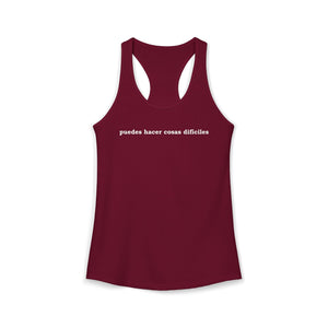 Puedes Hacer Cosas Difíciles | Racerback Tank