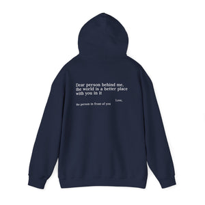 Dear Person Behind Me | You Are Enough Hoodie