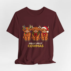 Holly Jolly Cowmas | Deluxe Tee