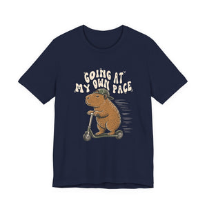 Going At My Own Pace | Capybara | Deluxe Tee
