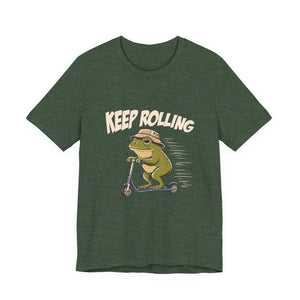 Keep Rolling | Frog | Deluxe Tee