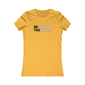 Believe In Yourself women's t-shirt - Zenfull Heart self love and healing affirmation apparel