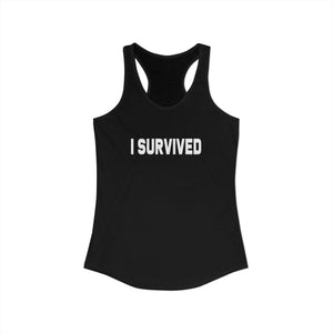 I Survived tank top - Zenfull Heart self love and healing affirmation apparel