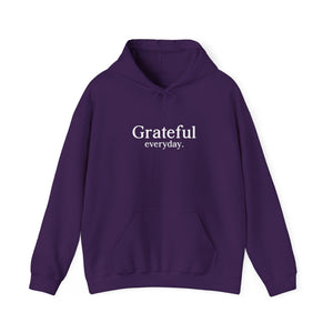 Grateful Everyday hoodie - Zenfull Heart self love and healing affirmation apparel