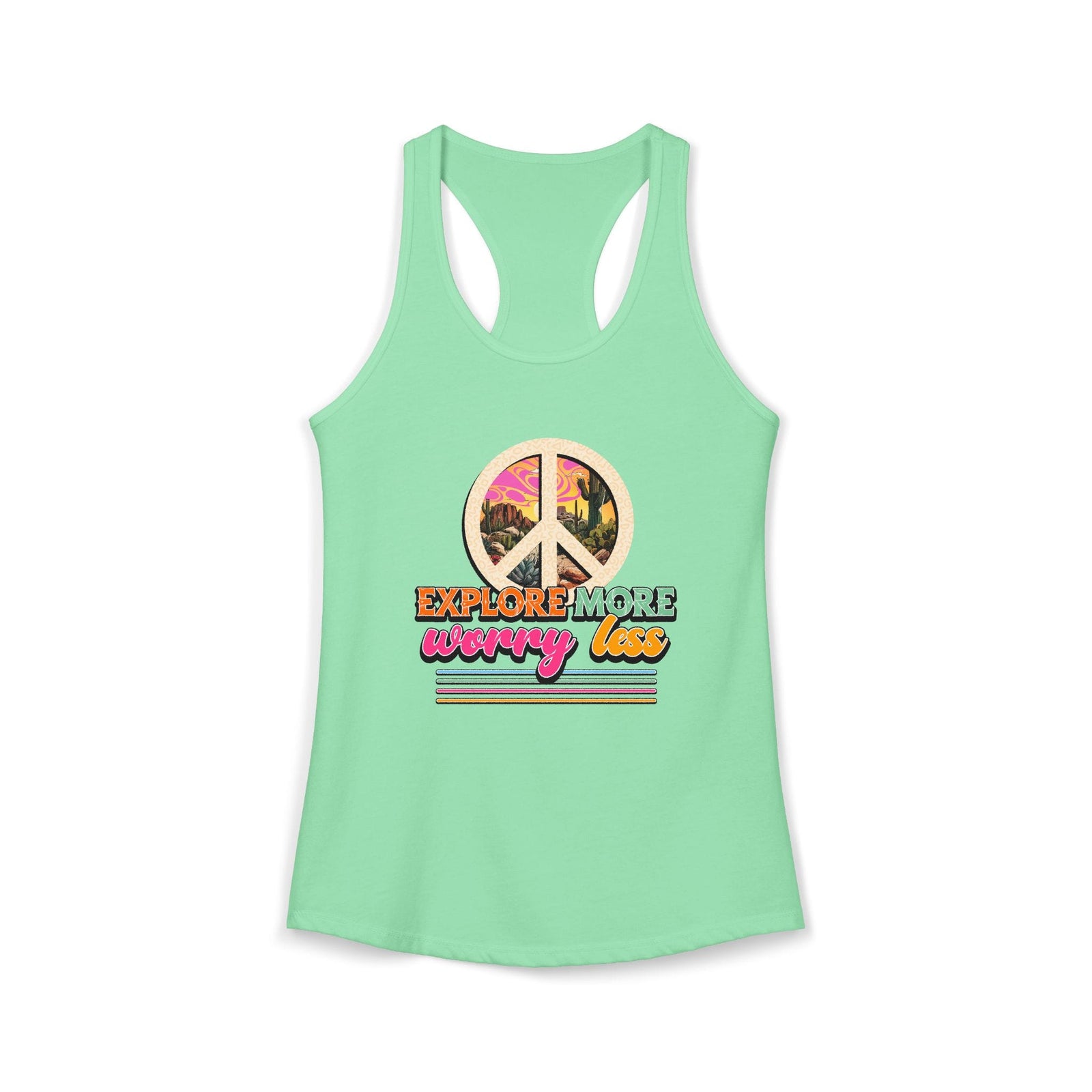 Explore More Worry Less | Racerback Tank