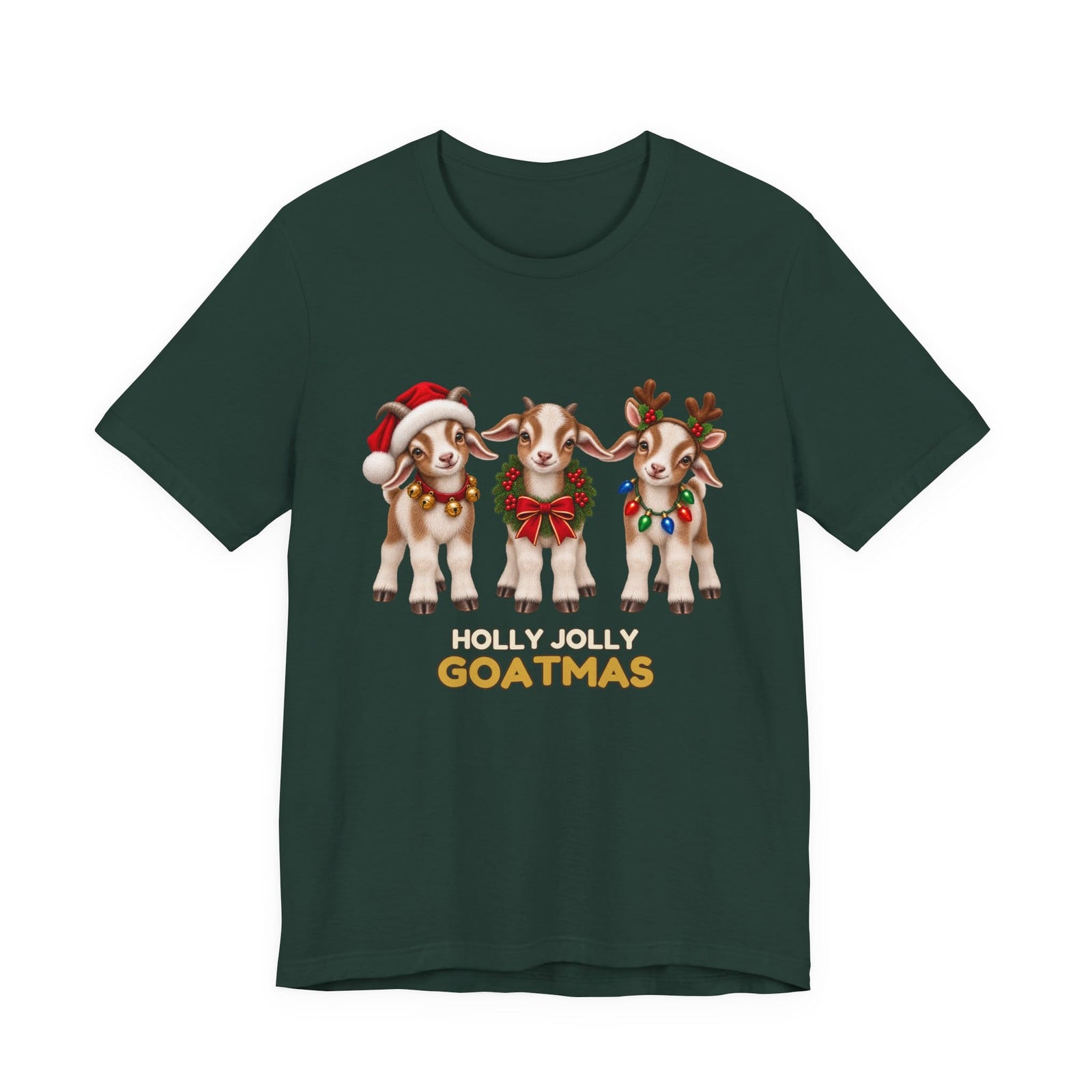 Holly Jolly Goatmas | Deluxe Tee