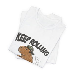 Keep Rolling | Capybara | Deluxe Tee