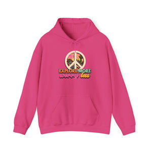 Explore More Worry Less hoodie - Zenfull Heart self love and healing affirmation apparel