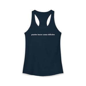 Puedes Hacer Cosas Difíciles | Racerback Tank