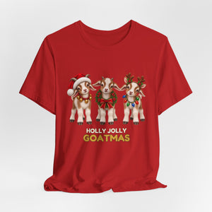 Holly Jolly Goatmas | Deluxe Tee
