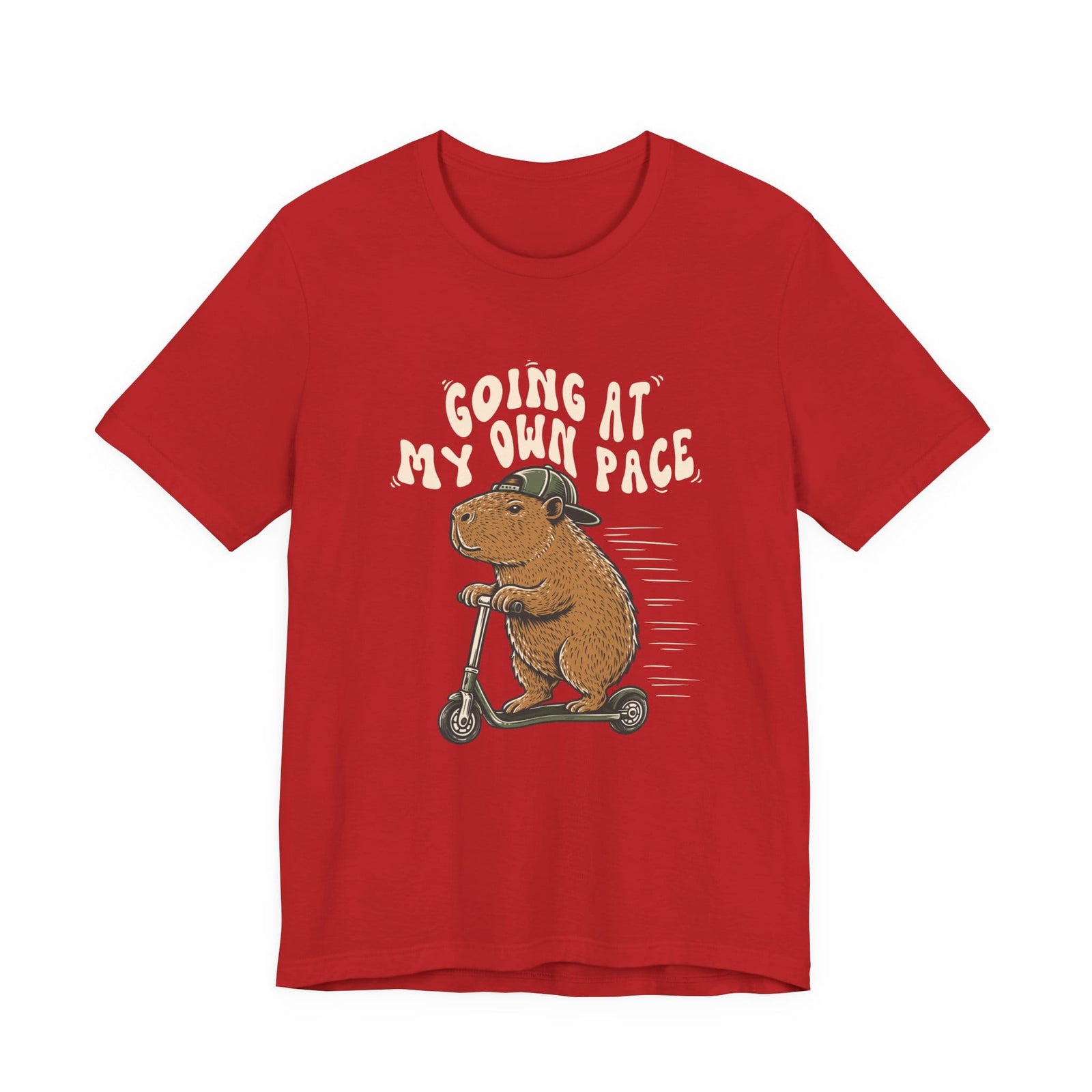 Going At My Own Pace | Capybara t-shirt - Zenfull Heart self love and healing affirmation apparel