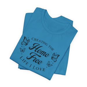 Home Free t-shirt - Zenfull Heart self love and healing affirmation apparel