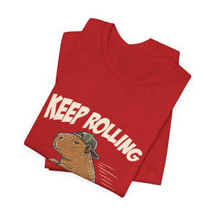 Keep Rolling | Capybara | Deluxe Tee