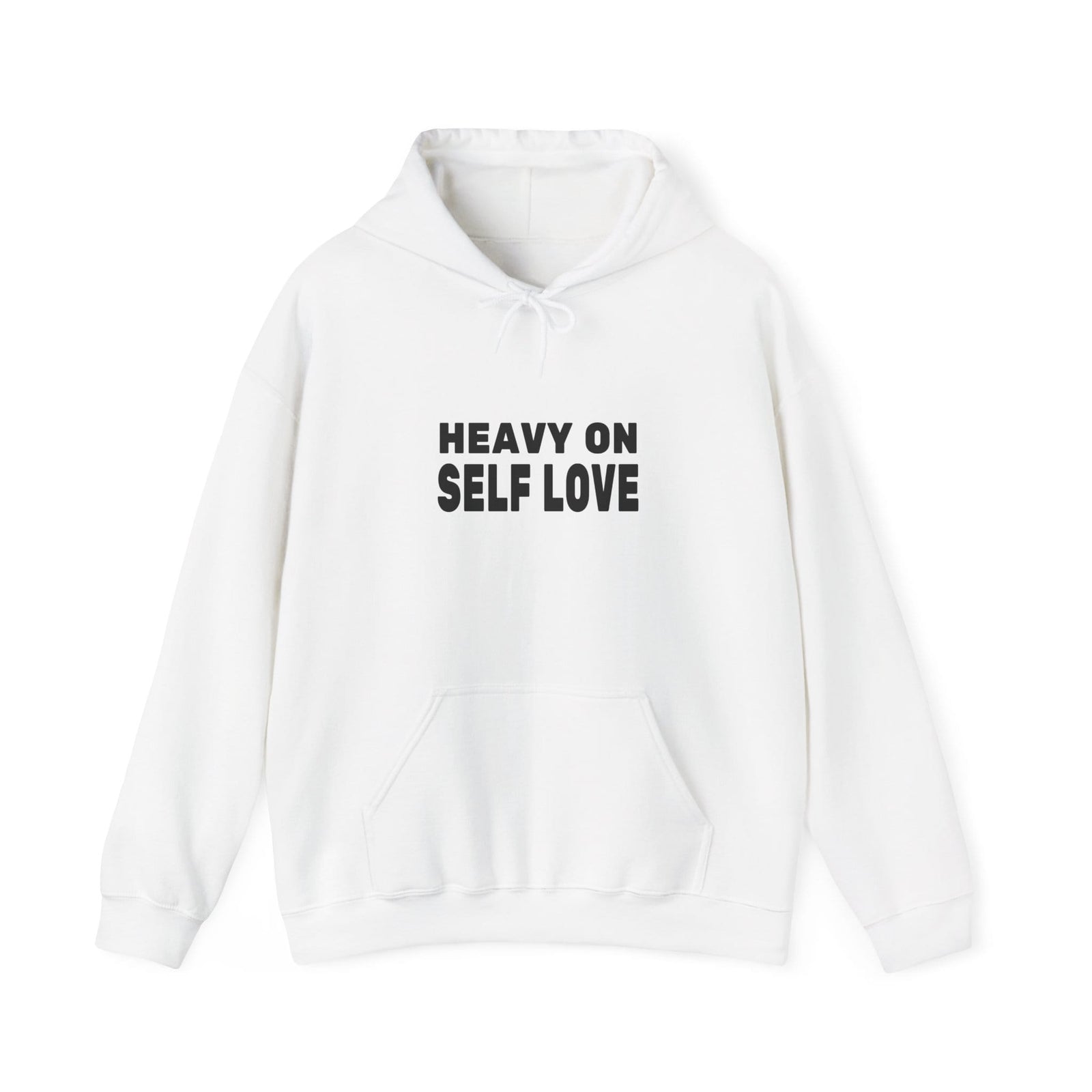 Heavy On Self Love hoodie - Zenfull Heart self love and healing affirmation apparel